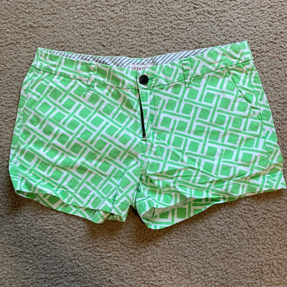 Merona geometric pattern shorts size 8